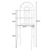 Over Toilet Bathroom Space Saving Storage Shelving Unit in White Metal Finish