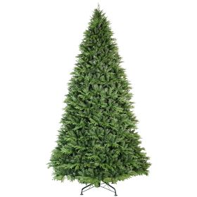 Unlit Artificial Full Christmas Tree 4FT with 907 PE PVC Tips, Premium Holiday Xmas Tree with Metal Hinges & Foldable Base for Home Office Party