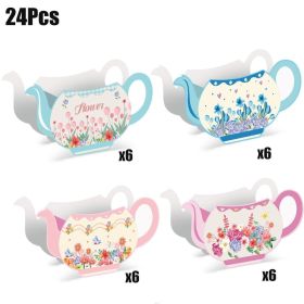 24 Pcs Tea Party Decorations (Option: W13535768)