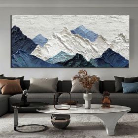 Handmade Oil Painting Thick Texture Abstract Landscape Oil Painting Gorgeous Abstract Landscape 3D Wall Art on Canvas Serene Abstract Landscape 3 (style: 01, size: 40x80cm)